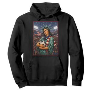 Funny Statue Of Liberty Soccer Gift Hoodie USA Football Pride