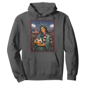 Funny Statue Of Liberty Soccer Gift Hoodie USA Football Pride