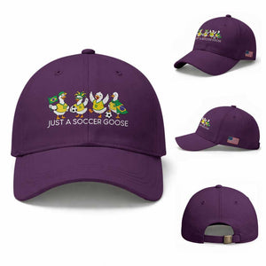 Funny Just A Soccer Goose Baseball Cap Brazil Football Fan