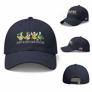 Funny Just A Soccer Goose Baseball Cap Brazil Football Fan