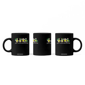 Funny Just A Soccer Goose Coffee Mug Brazil Football Fan