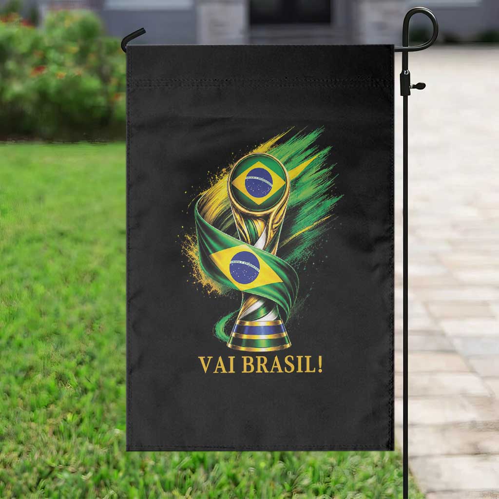 Brazil Soccer Fan 2026 Gift Garden Flag Vai Brasil