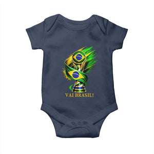 Brazil Soccer Fan 2026 Gift Baby Onesie Vai Brasil
