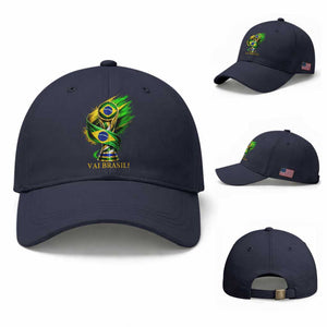 Brazil Soccer Fan 2026 Gift Baseball Cap Vai Brasil