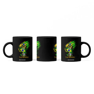 Brazil Soccer Fan 2026 Gift Coffee Mug Vai Brasil