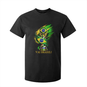 Brazil Soccer Fan 2026 Gift T Shirt For Kid Vai Brasil