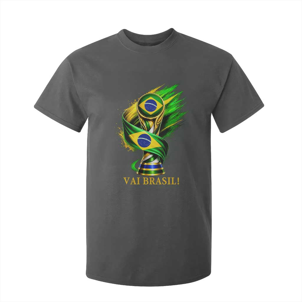 Brazil Soccer Fan 2026 Gift T Shirt For Kid Vai Brasil