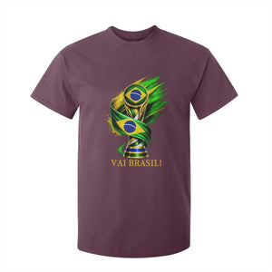 Brazil Soccer Fan 2026 Gift T Shirt For Kid Vai Brasil