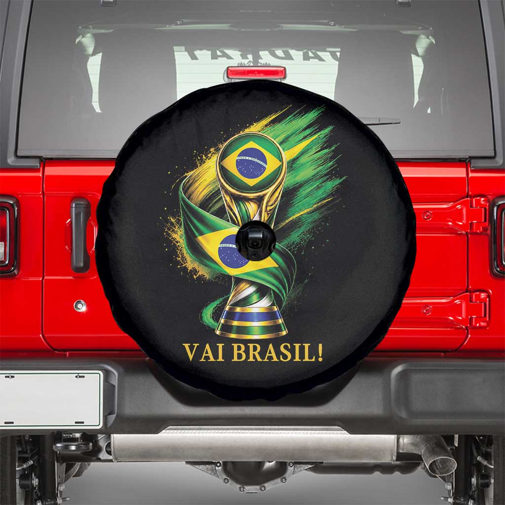 Brazil Soccer Fan 2026 Gift Spare Tire Cover Vai Brasil