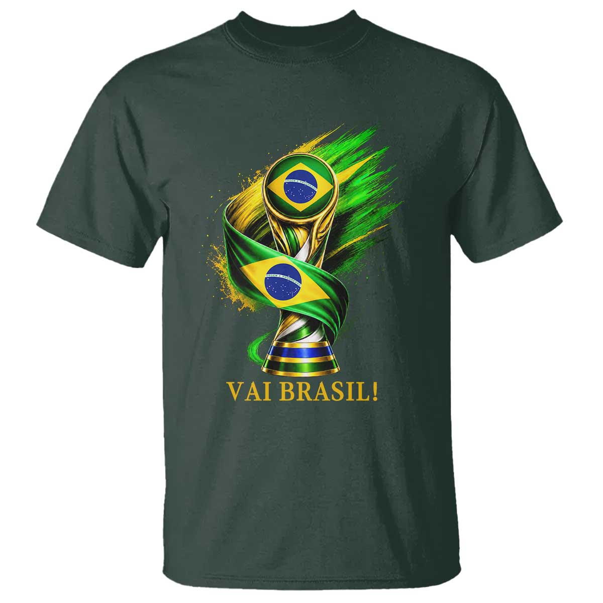 Brazil Soccer Fan 2026 Gift T Shirt Vai Brasil