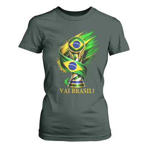 Brazil Soccer Fan 2026 Gift T Shirt For Women Vai Brasil