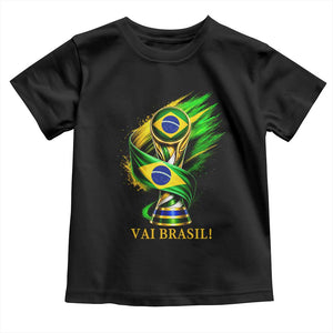 Brazil Soccer Fan 2026 Gift Toddler T Shirt Vai Brasil