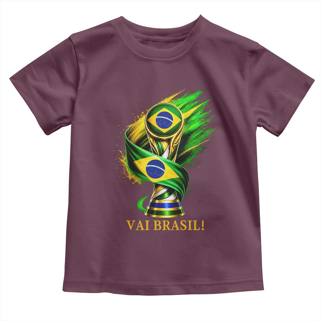 Brazil Soccer Fan 2026 Gift Toddler T Shirt Vai Brasil