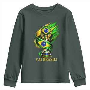 Brazil Soccer Fan 2026 Gift Youth Sweatshirt Vai Brasil