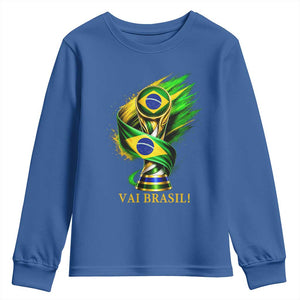 Brazil Soccer Fan 2026 Gift Youth Sweatshirt Vai Brasil
