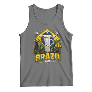 Brazilian Futbol 2026 Tank Top Christ The Redeemer Football Pride