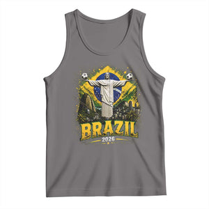Brazilian Futbol 2026 Tank Top Christ The Redeemer Football Pride