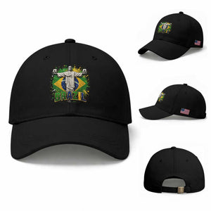Latin Pride Christ The Redeemer Graphic Baseball Cap Brazilian Football 2026