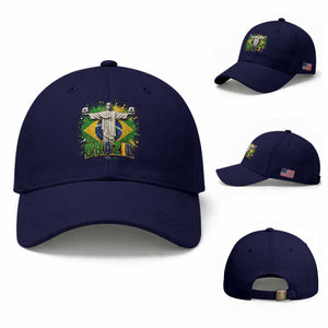Latin Pride Christ The Redeemer Graphic Baseball Cap Brazilian Football 2026