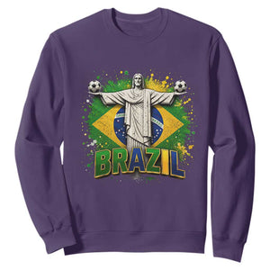 Latin Pride Christ The Redeemer Graphic Sweatshirt Brazilian Football 2026