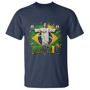 Latin Pride Christ The Redeemer Graphic T Shirt Brazilian Football 2026