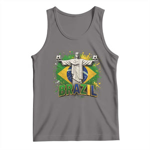 Latin Pride Christ The Redeemer Graphic Tank Top Brazilian Football 2026
