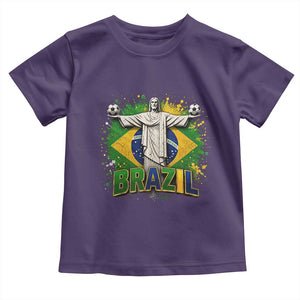 Latin Pride Christ The Redeemer Graphic Toddler T Shirt Brazilian Football 2026
