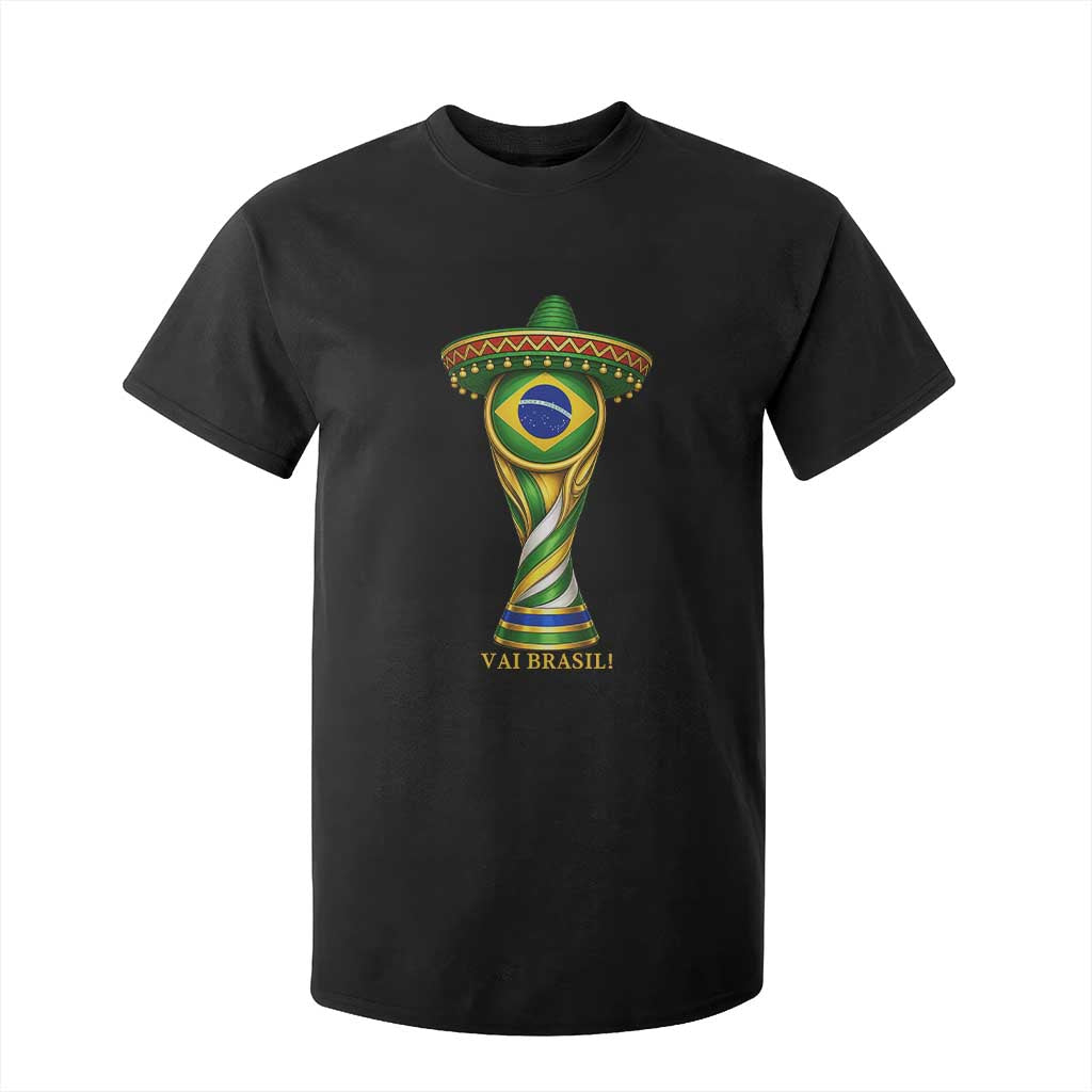 Brazil Football Supporter Gift T Shirt For Kid Vai Brasil