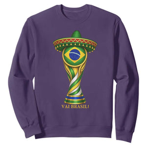 Brazil Football Supporter Gift Sweatshirt Vai Brasil