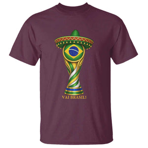 Brazil Football Supporter Gift T Shirt Vai Brasil