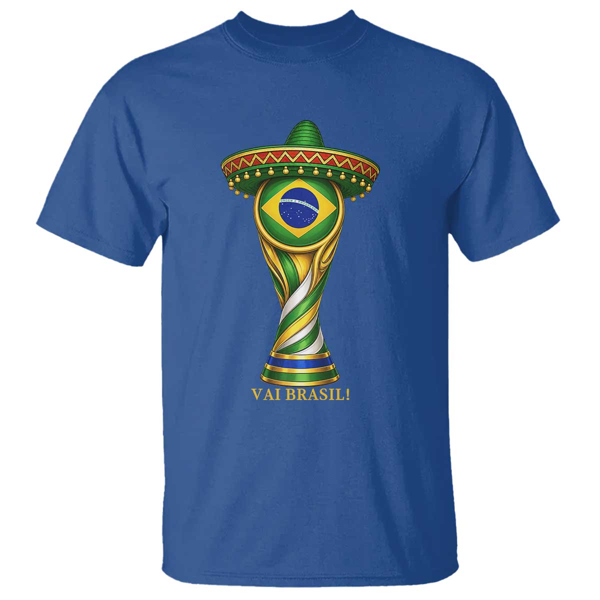 Brazil Football Supporter Gift T Shirt Vai Brasil