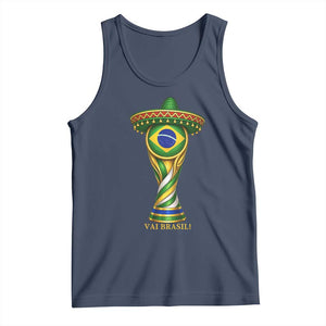 Brazil Football Supporter Gift Tank Top Vai Brasil