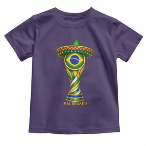 Brazil Football Supporter Gift Toddler T Shirt Vai Brasil