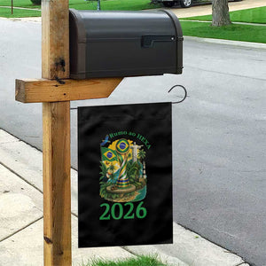 Rumo Ao Hexa Garden Flag Brazil Soccer Fan 2026 Graphic