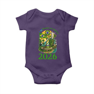 Rumo Ao Hexa Baby Onesie Brazil Soccer Fan 2026 Graphic