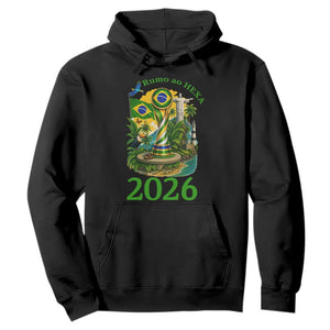 Rumo Ao Hexa Hoodie Brazil Soccer Fan 2026 Graphic