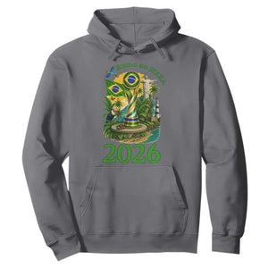 Rumo Ao Hexa Hoodie Brazil Soccer Fan 2026 Graphic