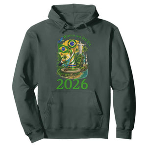 Rumo Ao Hexa Hoodie Brazil Soccer Fan 2026 Graphic