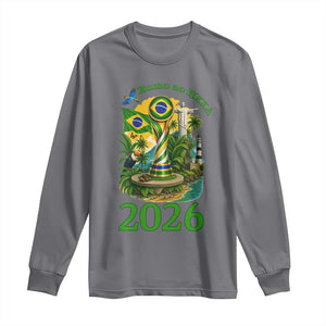 Rumo Ao Hexa Long Sleeve Shirt Brazil Soccer Fan 2026 Graphic
