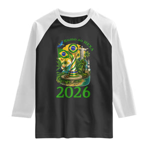 Rumo Ao Hexa Raglan Shirt Brazil Soccer Fan 2026 Graphic