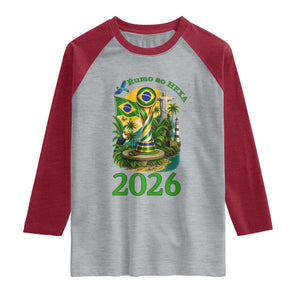 Rumo Ao Hexa Raglan Shirt Brazil Soccer Fan 2026 Graphic