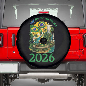 Rumo Ao Hexa Spare Tire Cover Brazil Soccer Fan 2026 Graphic