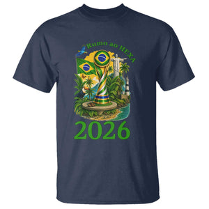 Rumo Ao Hexa T Shirt Brazil Soccer Fan 2026 Graphic