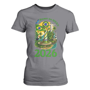 Rumo Ao Hexa T Shirt For Women Brazil Soccer Fan 2026 Graphic