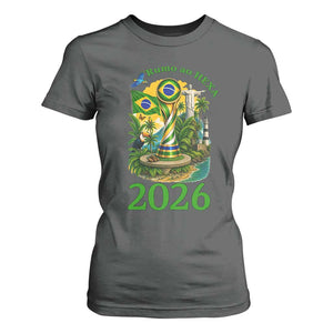 Rumo Ao Hexa T Shirt For Women Brazil Soccer Fan 2026 Graphic