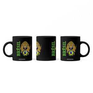 Brazil Soccer Jaguar Coffee Mug Football Supporter Gift