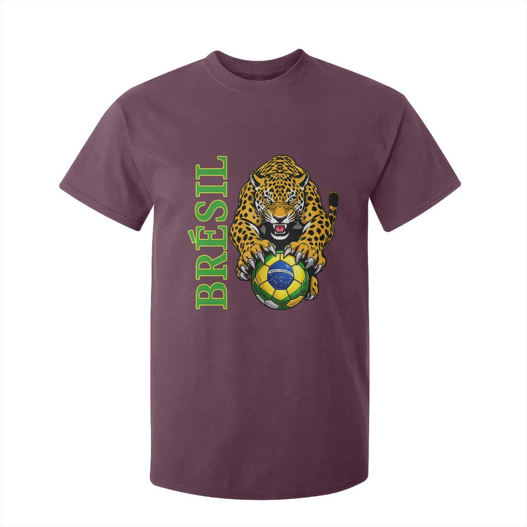 Brazil Soccer Jaguar T Shirt For Kid Football Supporter Gift