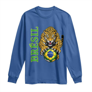 Brazil Soccer Jaguar Long Sleeve Shirt Football Supporter Gift