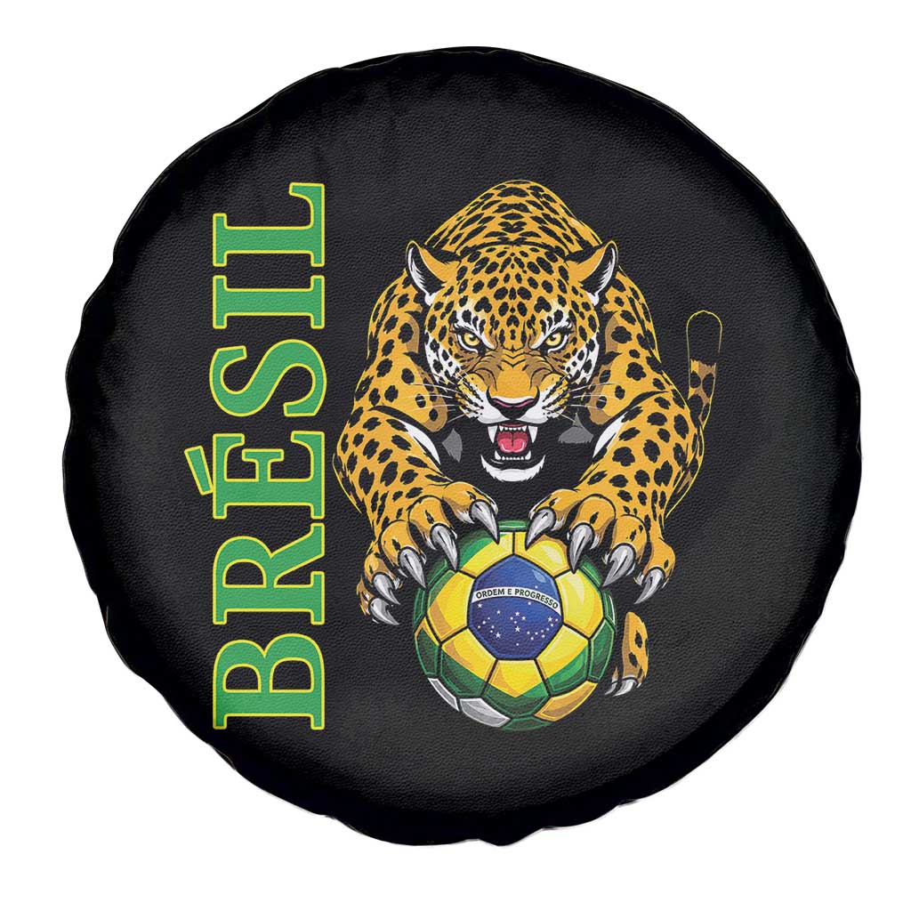 Brazil Soccer Jaguar Spare Tire Cover Football Supporter Gift