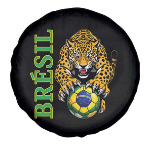 Brazil Soccer Jaguar Spare Tire Cover Football Supporter Gift